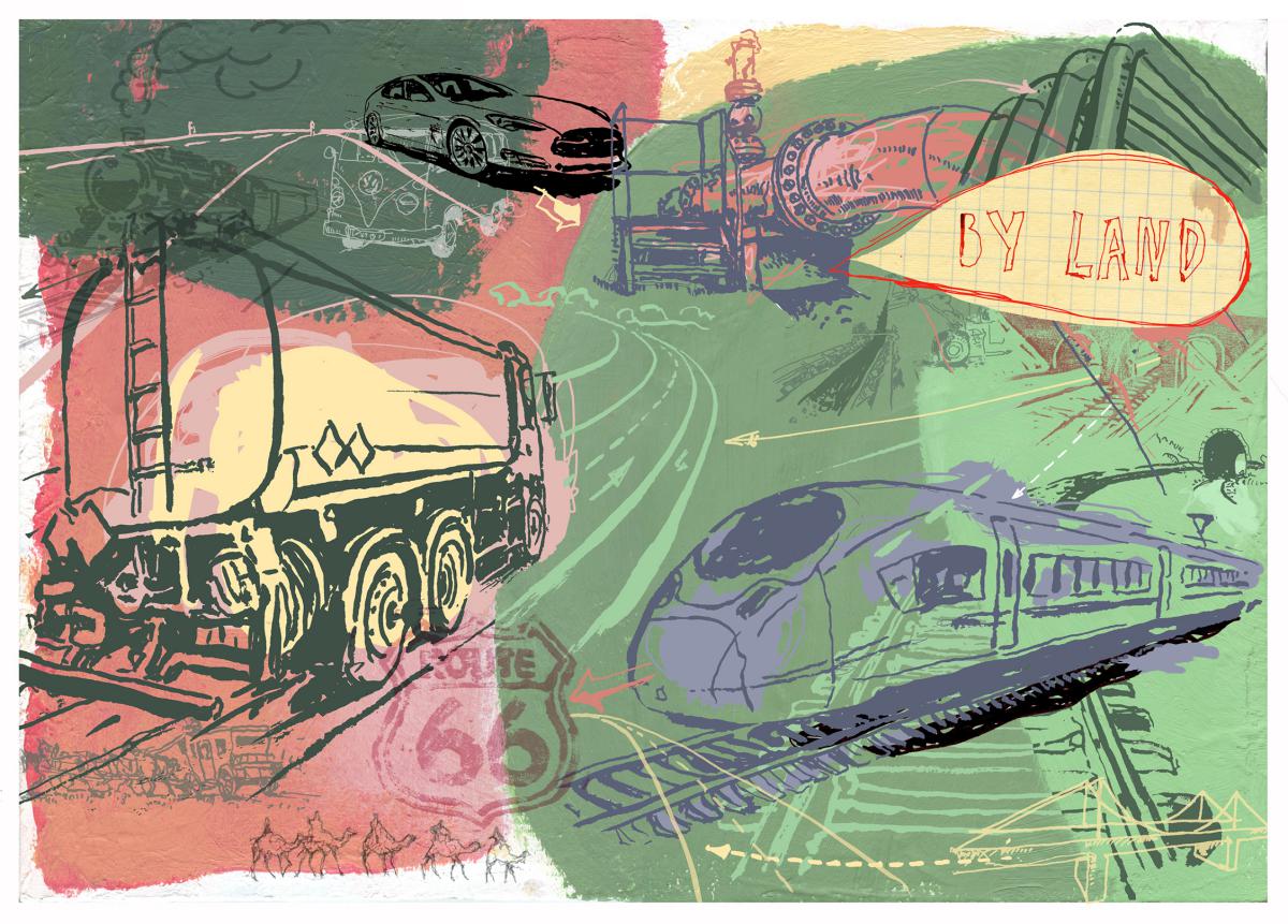 Bernhard Kunkler - Annual Report Illustration