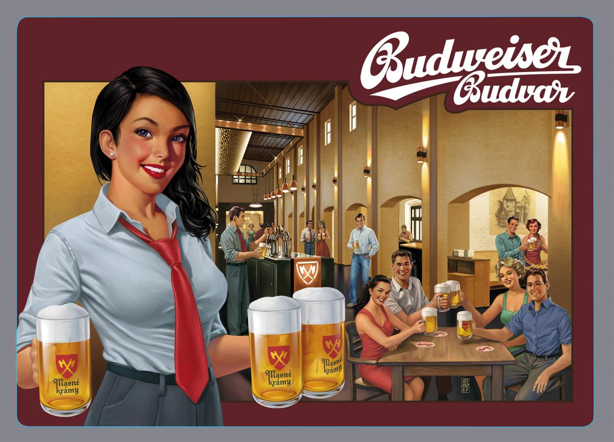 Stefano Riboli - Signs for Budweiser Budvar