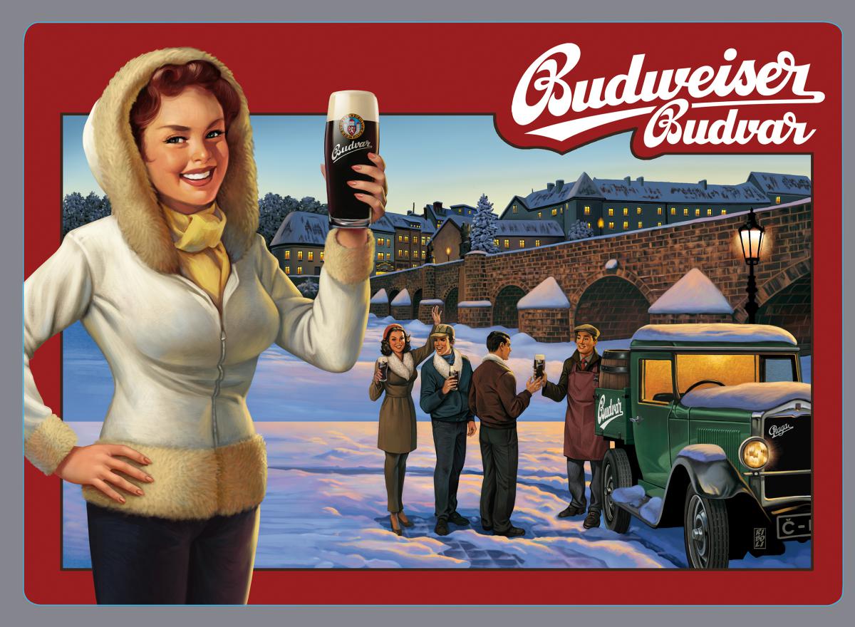 Stefano Riboli - Sign for Budweiser Budvar