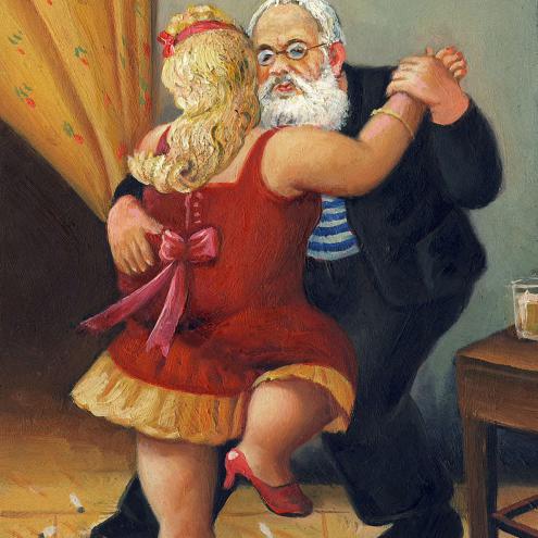 Harry Rowohlt Botero Style